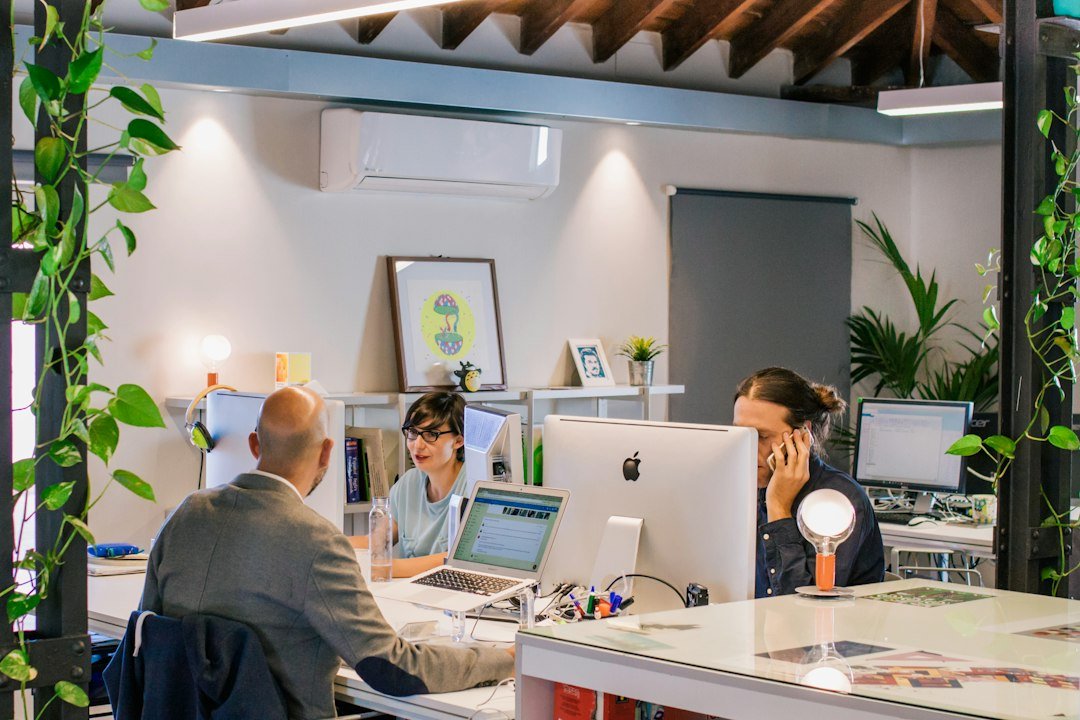 Web developers working on computers